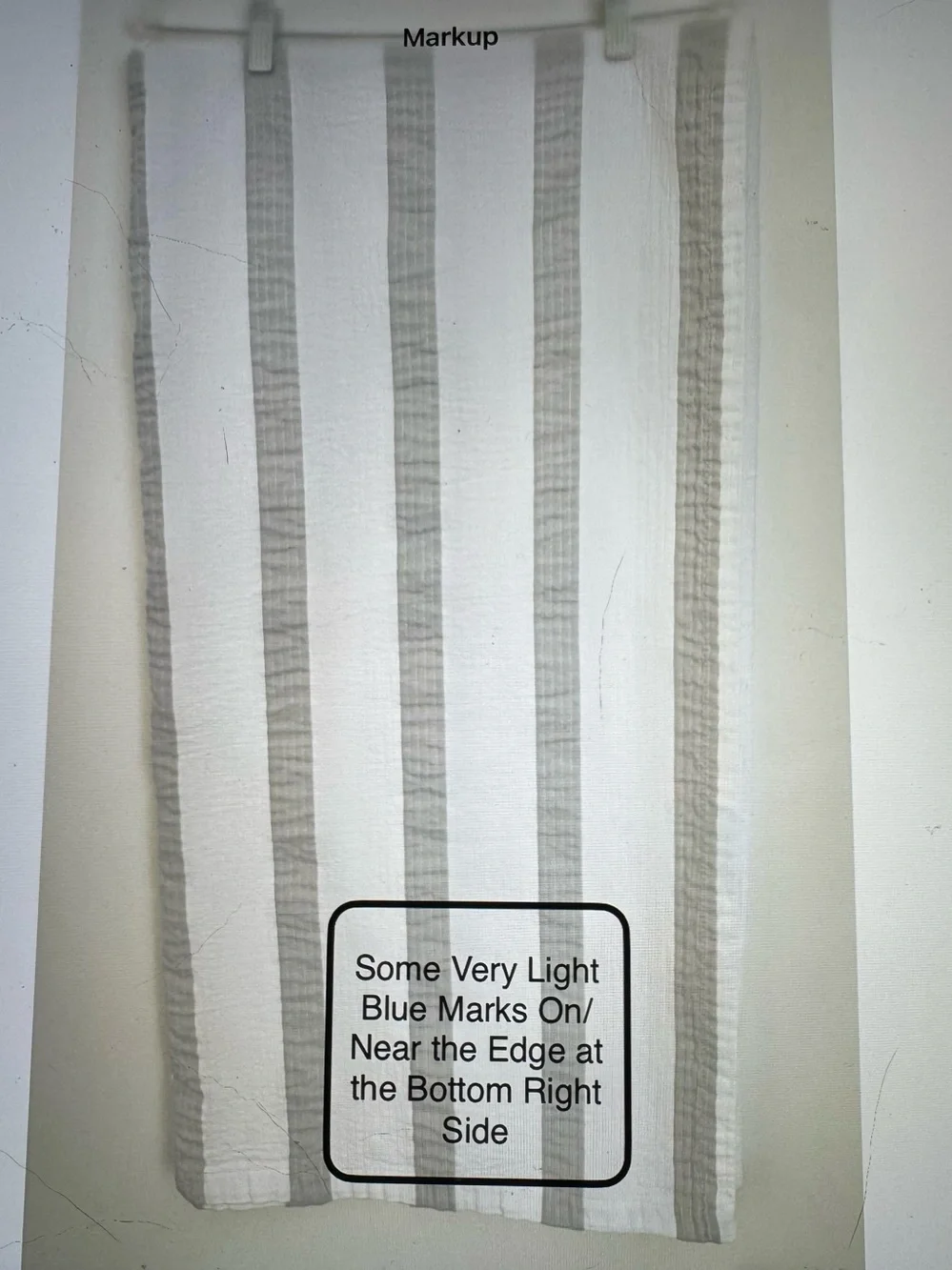 Hotel Brand, Classic Cotton Shower Curtain